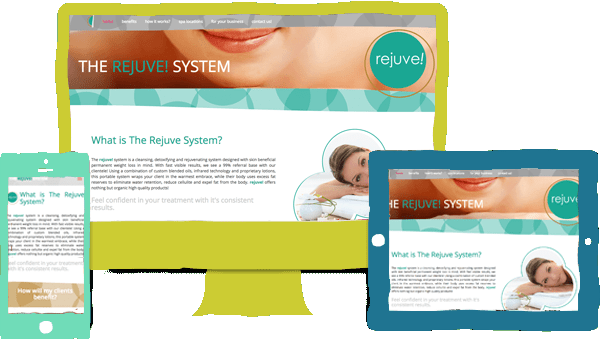 Preview of the website Rejuve System